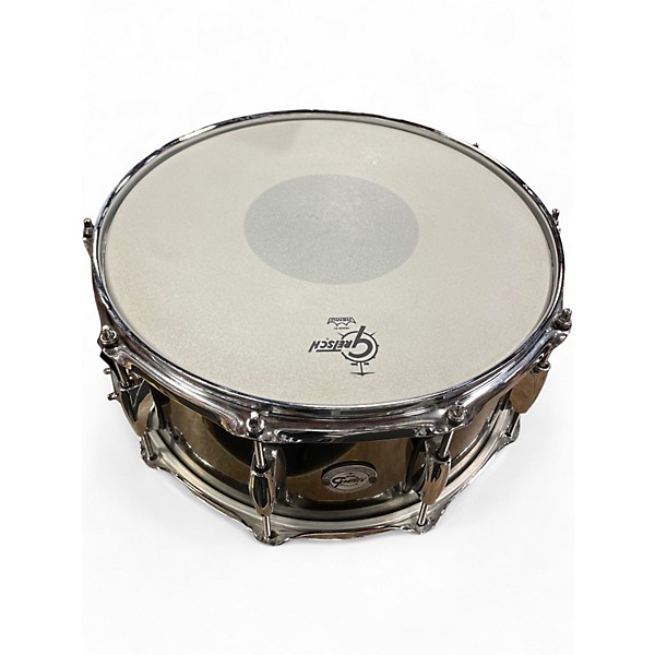 Used Gretsch Drums 14X6.5 Black Nickel Over Steel Snare Drum Black Nickel Over Steel Drum