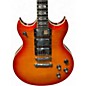 Used Woodrite WARLORD MATT PIKE Cherry Sunburst Solid Body Electric Guitar