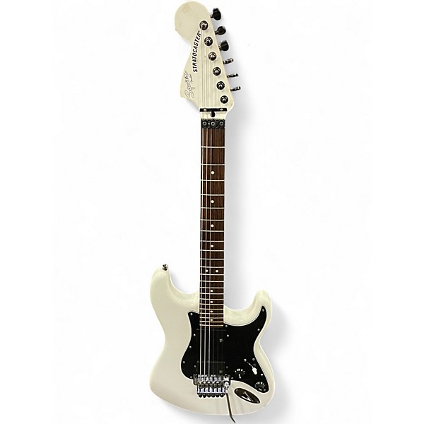 Used Squier Contemporary Stratocaster Alpine White Solid Body Electric Guitar