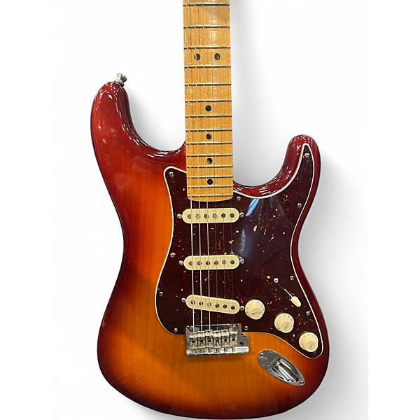 Used Fender Select Stratocaster Sienna Sunburst Solid Body Electric Guitar