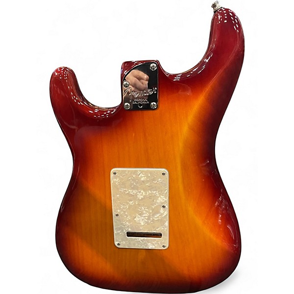 Used Fender Select Stratocaster Sienna Sunburst Solid Body Electric Guitar