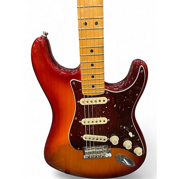 Used Fender Select Stratocaster Sienna Sunburst Solid Body Electric Guitar