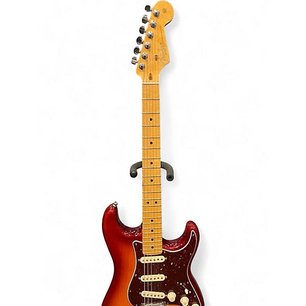 Used Fender Select Stratocaster Sienna Sunburst Solid Body Electric Guitar