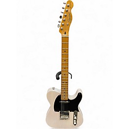 Used Squier Classic Vibe 1950S Stratocaster White Blonde Solid Body Electric Guitar