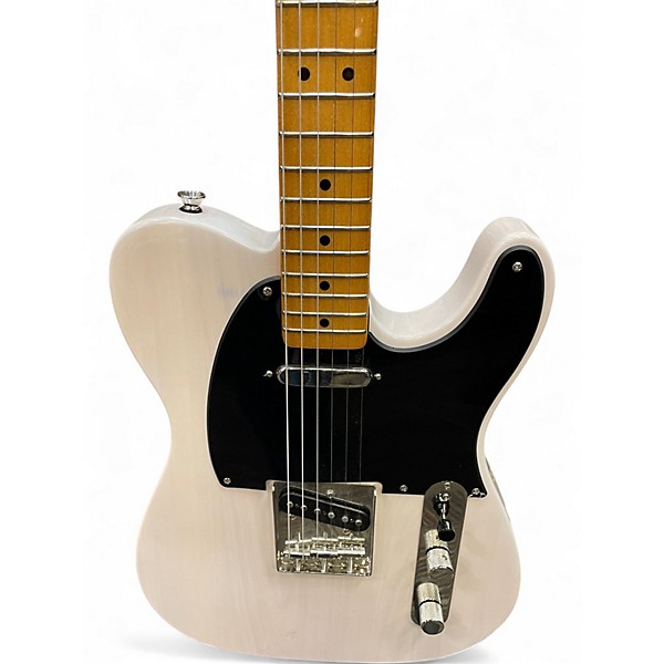 Used Squier Classic Vibe 1950S Stratocaster White Blonde Solid Body Electric Guitar
