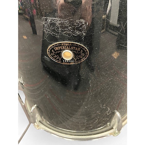 Used TAMA 16X16 IMPERIALSTAR Black Drum