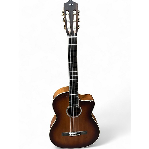 Used Cordoba C4-CE Tobacco Sunburst Classical Acoustic Electric Guitar