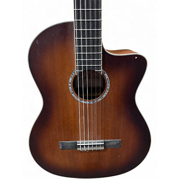 Used Cordoba C4-CE Tobacco Sunburst Classical Acoustic Electric Guitar