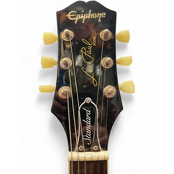 Used Epiphone Les Paul Standard 3 Tone Sunburst Solid Body Electric Guitar