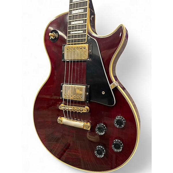 Vintage 1979 Gibson Les Paul Custom Wine Red Solid Body Electric Guitar