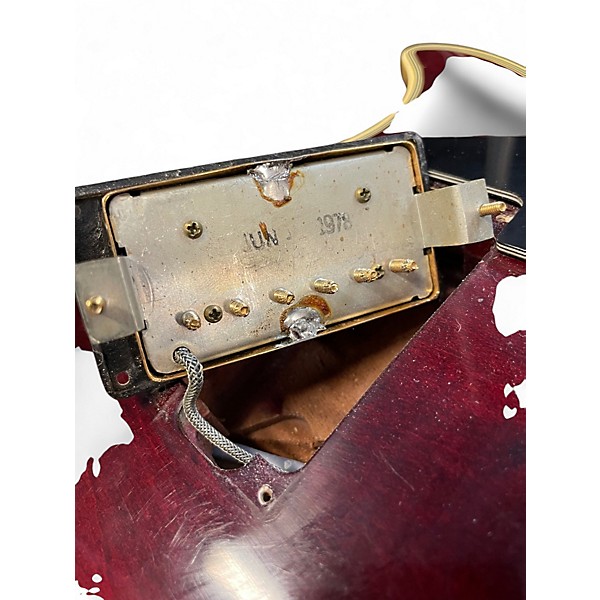 Vintage 1979 Gibson Les Paul Custom Wine Red Solid Body Electric Guitar