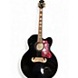 Used Epiphone j-200ec Black Acoustic Electric Guitar thumbnail