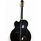 Used Epiphone j-200ec Black Acoustic Electric Guitar