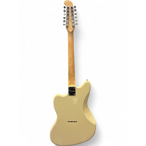 Used Squier Paranormal Jazzmaster XII Laurel Fingerboard Olympic White Solid Body Electric Guitar
