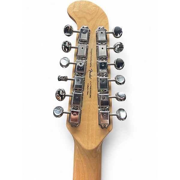 Used Squier Paranormal Jazzmaster XII Laurel Fingerboard Olympic White Solid Body Electric Guitar