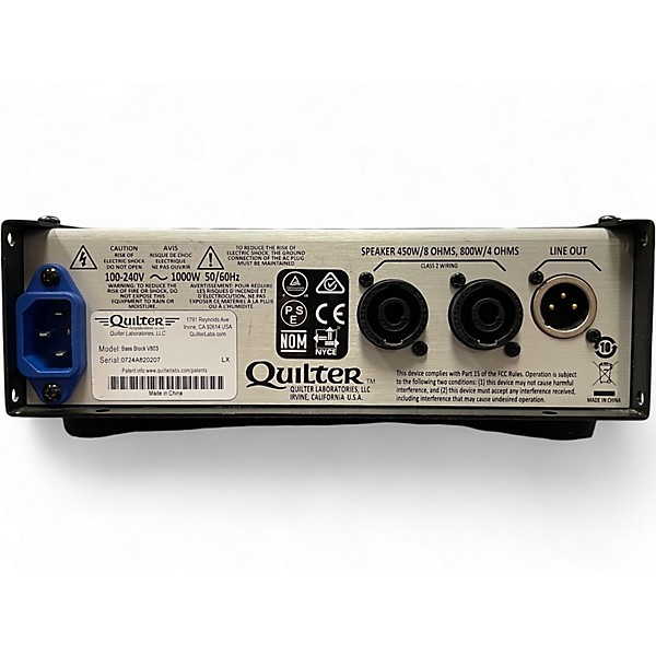 Used Quilter Labs BASS BLOCK V803 Bass Amp Head