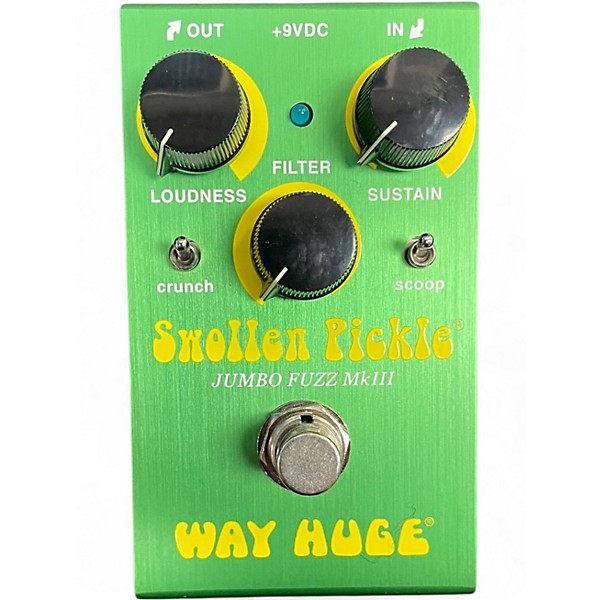Used Way Huge Electronics WHE401 Swollen Pickle MKII Super Jumbo Fuzz Effect Pedal