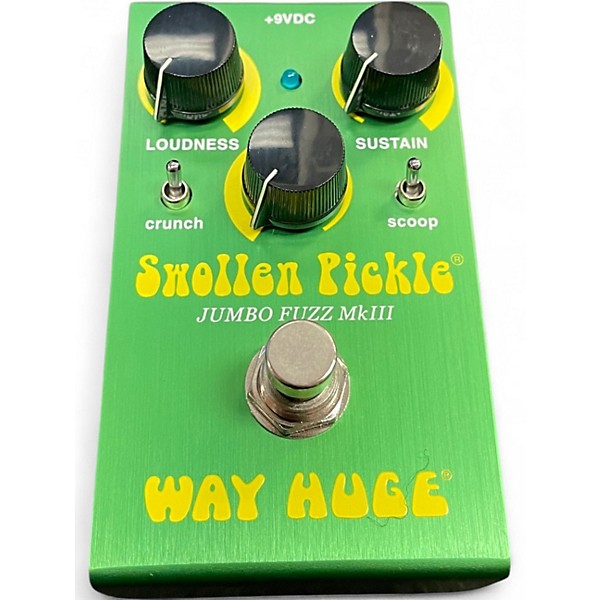Used Way Huge Electronics WHE401 Swollen Pickle MKII Super Jumbo Fuzz Effect Pedal