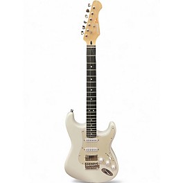 Used Donner SEEKER White Solid Body Electric Guitar