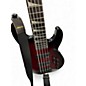 Used Jackson JS3V Concert 5 String Trans Red Electric Bass Guitar