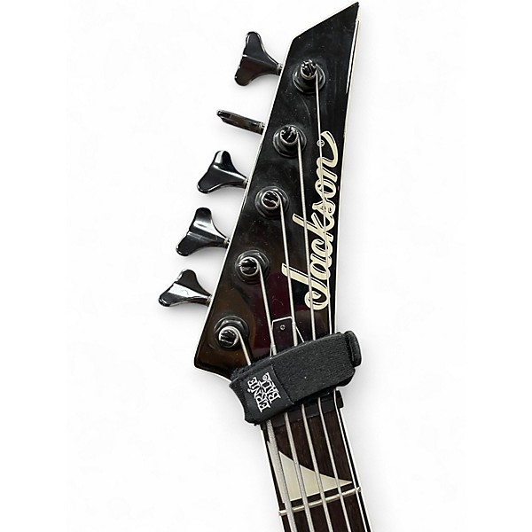 Used Jackson JS3V Concert 5 String Trans Red Electric Bass Guitar