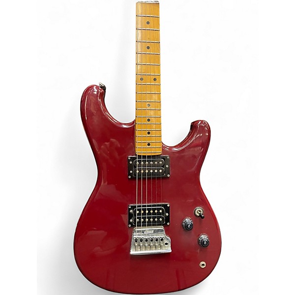 Vintage 1980s Ibanez Roadstar II Red Solid Body Electric Guitar