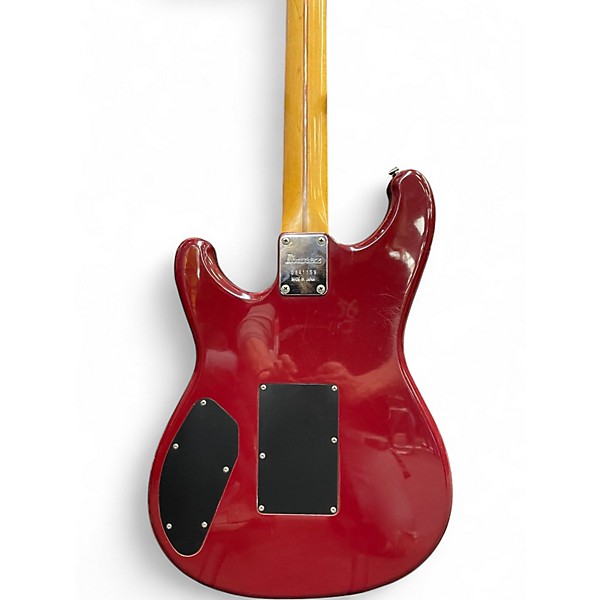 Vintage 1980s Ibanez Roadstar II Red Solid Body Electric Guitar