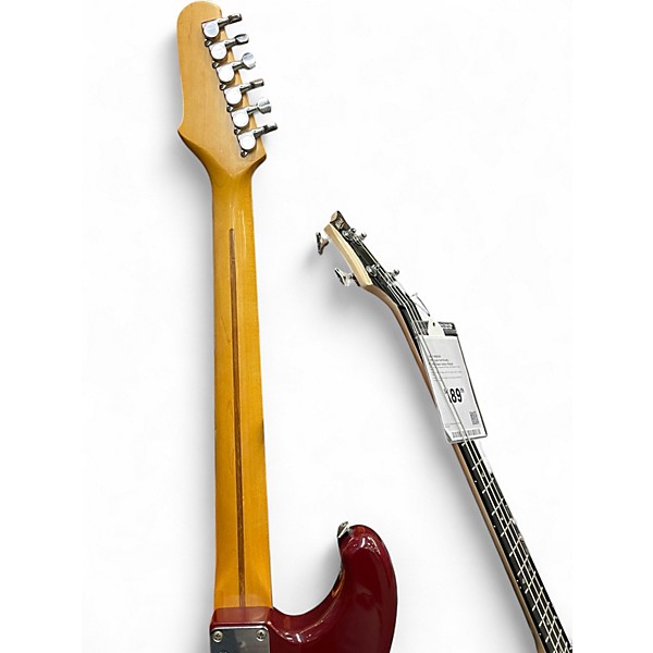 Vintage 1980s Ibanez Roadstar II Red Solid Body Electric Guitar