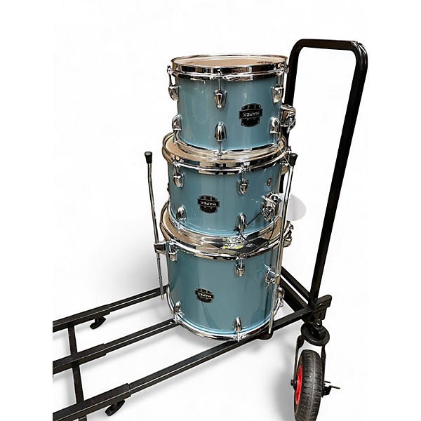 Used Mapex 5 Piece Venus Complete Blue Drum Kit