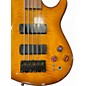 Used Dean Edge 5 String Fretless Amber Electric Bass Guitar
