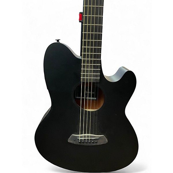 Used Ibanez TCY621BOT Black Acoustic Electric Guitar