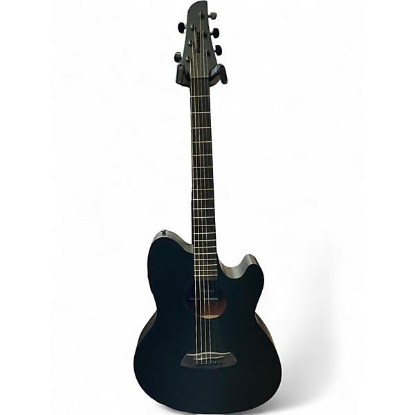 Used Ibanez TCY621BOT Black Acoustic Electric Guitar