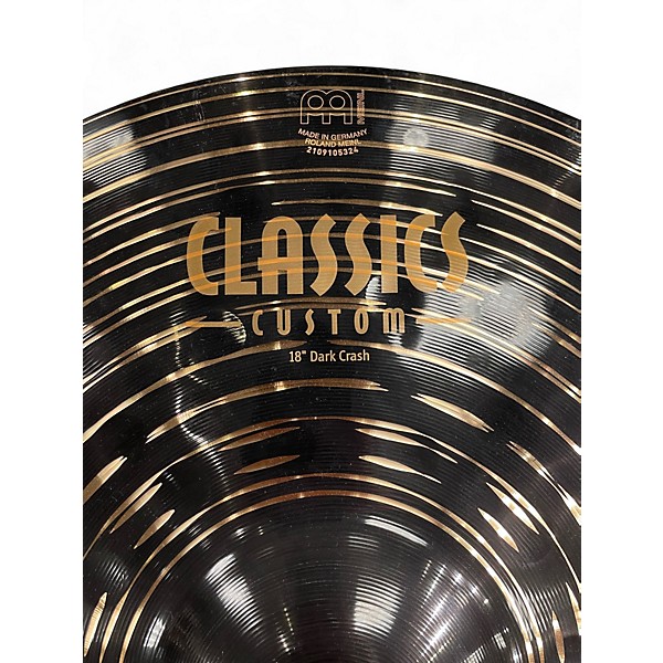 Used MEINL 16in CLASSICS DARK CRASH Cymbal