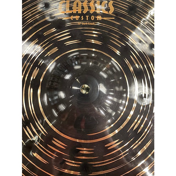 Used MEINL 16in DARK CRASH Cymbal