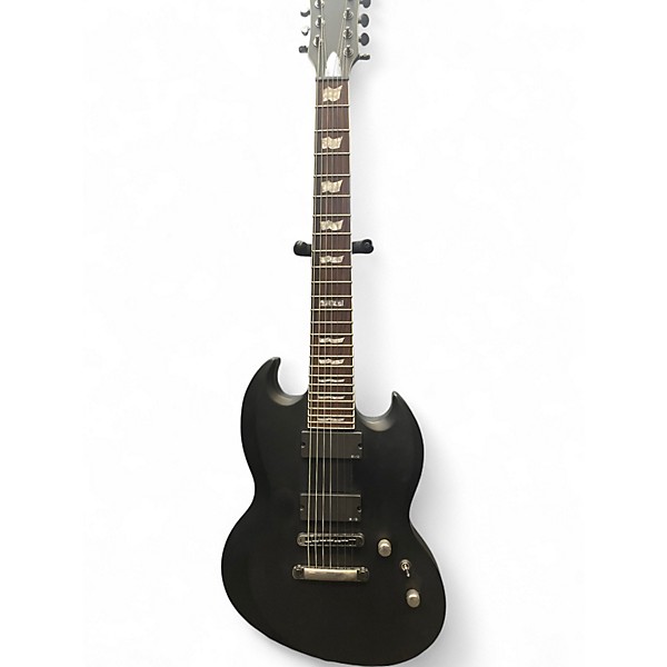 Used ESP LTD VIPER 407 Satin Black Solid Body Electric Guitar