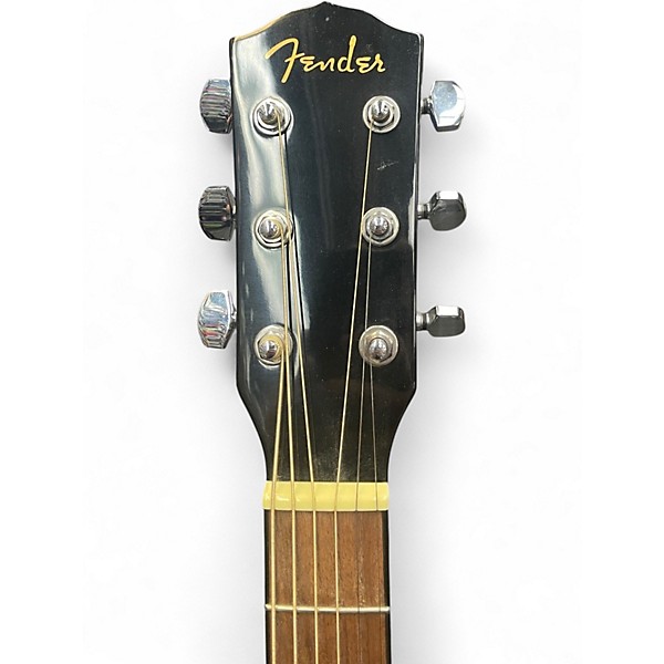 Used Fender CD60SCE BLACK Acoustic Electric Guitar