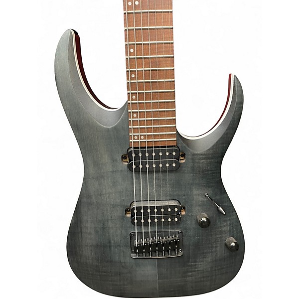 Used Ibanez RGA742FM Gray Solid Body Electric Guitar