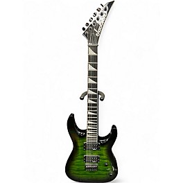 Used Jackson JS32Q Trans Green Solid Body Electric Guitar