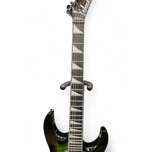 Used Jackson JS32Q Trans Green Solid Body Electric Guitar