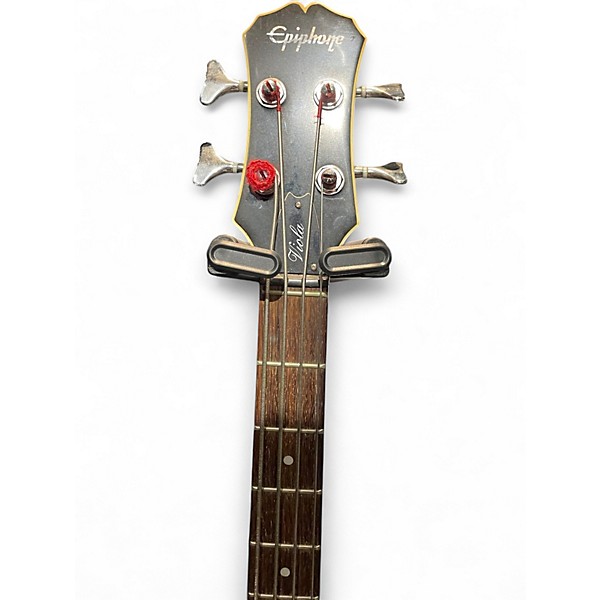 Vintage 1990s Epiphone Viola 2 Tone Sunburst Electric Bass Guitar