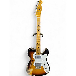 Used Fender Custom Shop 1972 Thinline Telecaster 3 Color Sunburst Hollow Body Electric Guitar