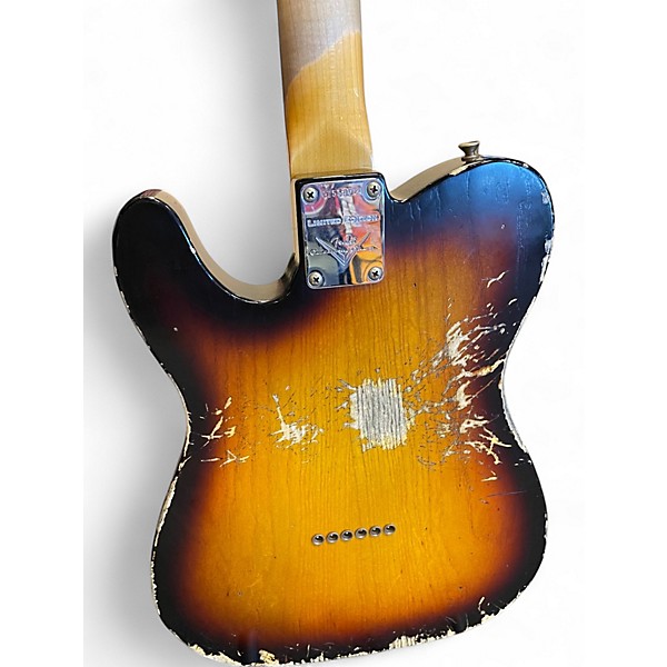 Used Fender Custom Shop 1972 Thinline Telecaster 3 Color Sunburst Hollow Body Electric Guitar