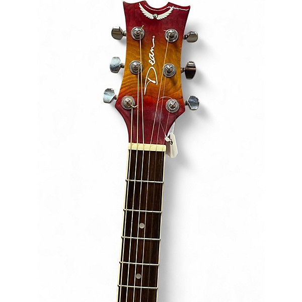 Used Dean AX DQA TSB Tobacco Sunburst Acoustic Guitar