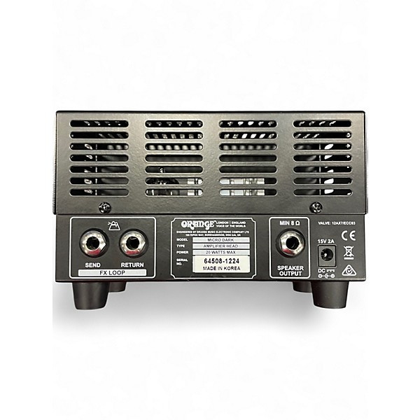 Used Orange Amplifiers Micro Dark 20W Tube Guitar Amp Head