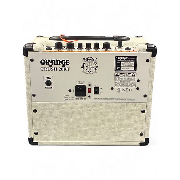 Used Orange Amplifiers Crush 20RT White Guitar Combo Amp