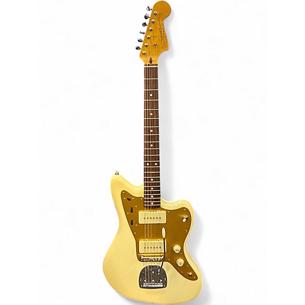 Used 2016 Squier J Mascis Jazzmaster Vintage Blonde Solid Body Electric Guitar