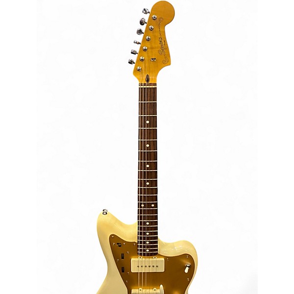 Used 2016 Squier J Mascis Jazzmaster Vintage Blonde Solid Body Electric Guitar
