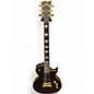 Used ESP LTD EC1000 Deluxe Black and Gold Solid Body Electric Guitar thumbnail