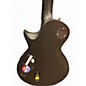 Used ESP LTD EC1000 Deluxe Black and Gold Solid Body Electric Guitar