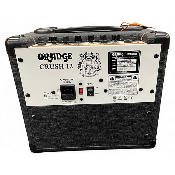 Used Orange Amplifiers Crush 12 Guitar Combo Amp